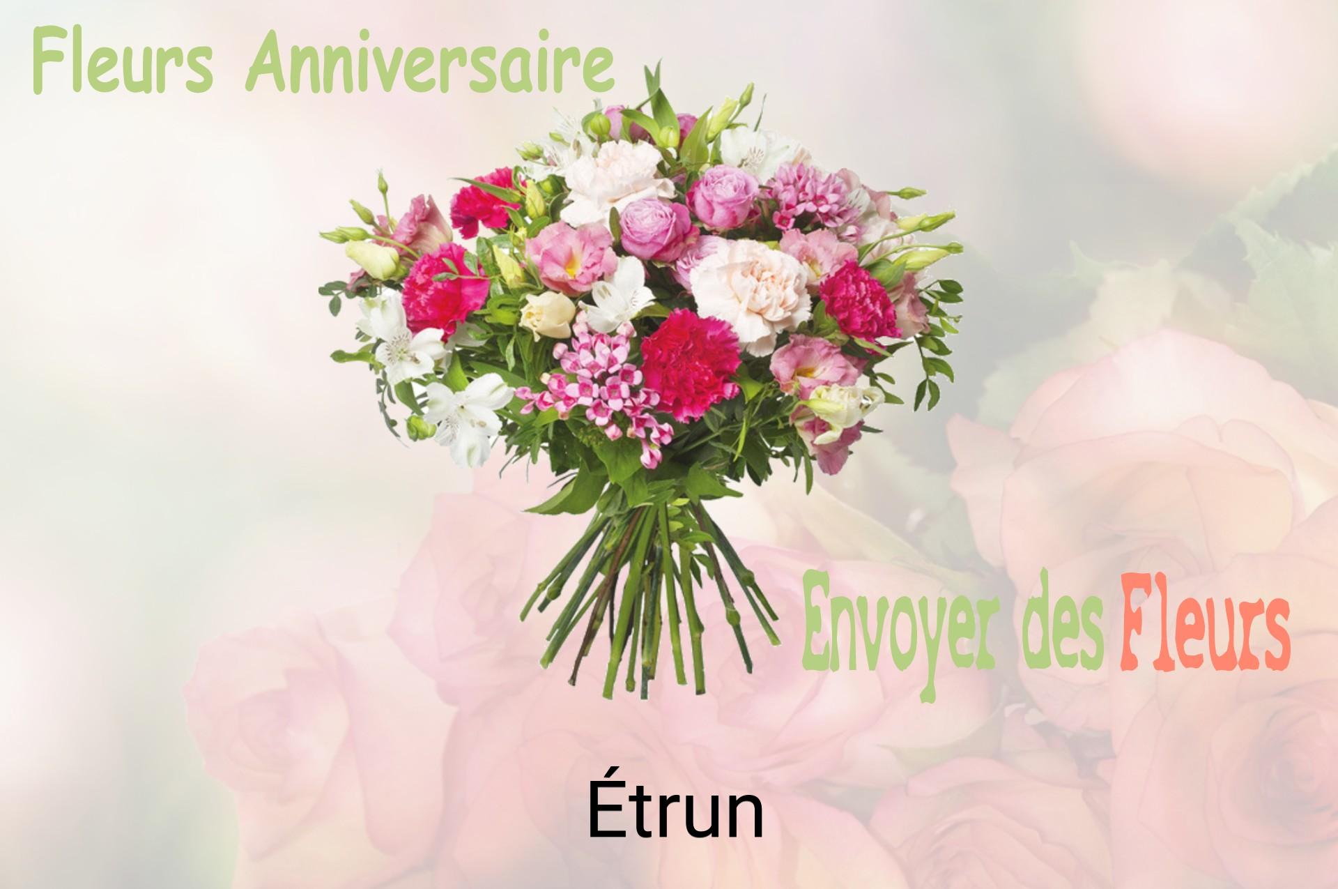 Bouquet de fleurs d’anniversaire livré à Étrun